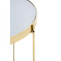 Allure Black Mirror Low Side Table