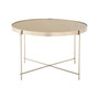 Allure Large Grey Mirror Side Table