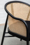 Corso Cane Back And Black Velvet Chair Seconds