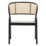 Corso Cane Rattan And Black Chair Seconds