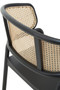 Corso Cane Rattan And Black Chair Seconds