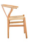 Lyon Wishbone Grey Curved Chair Seconds