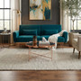 Allure Pink Mirror Round Coffee Table