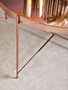 Allure Pink Mirror Round Coffee Table