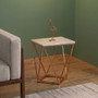 Allure Rectangular Champagne End Table