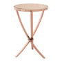 Allure Rose Gold Pinched Side Table