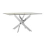 Allure Rectangular Chrome Dining Table