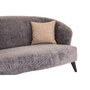 Reine Grey Velvet 3 Seat Sofa