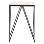 Shalimar Side Table with Matte Black Legs Shalimar Side Table with Matte Black Legs