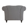 Fable Grey Chesterfield Chair