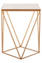 Shalimar Square Marble Top Side Table
