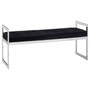Allure Long Black Seat Bench