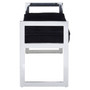 Allure Long Black Seat Bench
