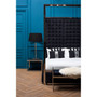 Allure Long Black Seat Bench