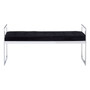Allure Long Black Seat Bench