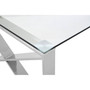 Allure Clear Glass Cross Legs Coffee Table