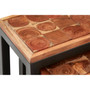 Artisan Acacia Wood / Iron Nesting Tables