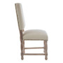 Lyon Whitewash Linen Dining Chair
