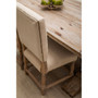 Lyon Whitewash Linen Dining Chair