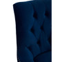Clarence Button Tufted Blue Chair