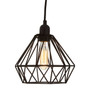 Bartol Black Metal Wire Pendant Light