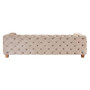 Ophelia Coffee Velvet 3 Seat Sofa