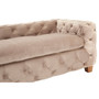 Ophelia Coffee Velvet 3 Seat Sofa