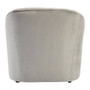 Opel Grey Velvet Armchair