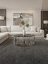 Alvaro Round Chrome Finish Coffee Table