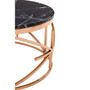 Alvaro Black Marble Coffee Table
