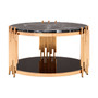 Alvaro rose gold coffee table
