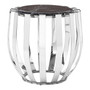 Alvaro Black Marble Side Table