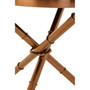 Alvaro Bamboo Inspired Base Side Table