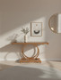 Novara Rose Gold Console Table