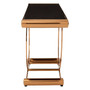 Novara Rose Gold Console Table