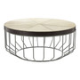 Fifty-Five South Leather Coffee Table