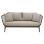 Opus Three Seat Grey Sofa
