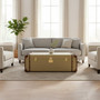 Columbus Canvas Trunk Design Coffee Table