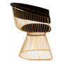 Vogue Black Velvet / Gold Finish Chair Vogue Black Velvet / Gold Finish Chair