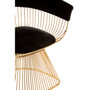 Vogue Black Velvet / Gold Finish Chair