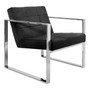 Vogue Black Velvet Cocktail Chair