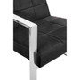 Vogue Black Velvet Cocktail Chair