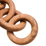 Cato Natural Wooden 5 Link Chain Decor