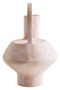 Densita Small Textured Beige Whitewash Vase