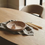 Densita Beige Whitewash Textured Candle Holder