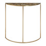 Vita Half Moon Black Agate Top Table