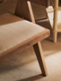 Cebu Ivory Fabric and Grey Wash Beech Wood Dining Chair