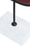 Westo Natural Wood Vertical Sculpture With Travertine Base Westo Natural Wood Vertical Sculpture With Travertine Base
