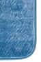 Soak Denim Blue Bath And Pedestal Mat Set