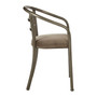 New Foundry Armchair with Curved Backrest